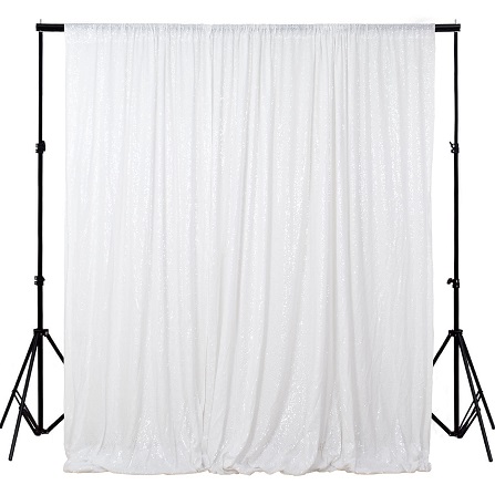 White Shiny Backdrop